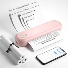 Bisofice A4 Portable Thermal Printer Wireless & USB Connect with Mobile Computer picture