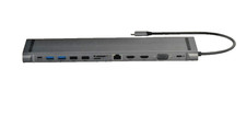 Hopday DC005A USB C Docking Station 13-in-1 HDMI VGA PD LAN 4K NEU picture