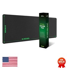 Extra Large Desk Mat 55 x 23 Inch 5mm Thick Extended Gaming Mouse Pad Stitched picture