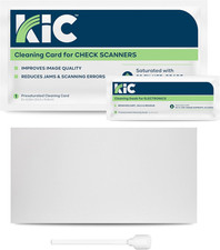 Kicteam - Cleaning Kit for Check Scanner Machines (25 Cleaning Cards & 6 Cleanin picture