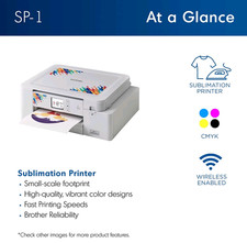 Brother SP-1 Sublimation SP-1 Inkjet Printer with Artspira App - White picture