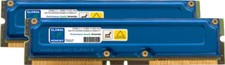 256MB (2 x 128MB) PC800 184-PIN RAMBUS RDRAM RIMM MEMORY KIT FOR DESKTOPS/PCs picture