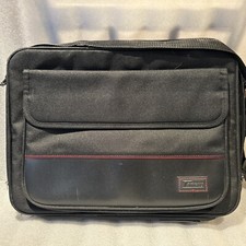 Targus Laptop Case Traditional Notepac fits 15.6-Inch Laptop, Black with Strap picture