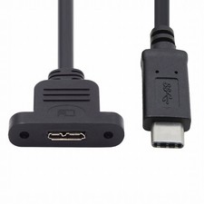 CY Type-C USB 3.0 USB-C Male to Micro 3.0 Type-B Female Screw Mount Type Cable picture