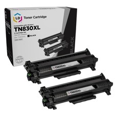 LD Replacement Toner Compatible with Brother TN830 High Yield (2-Pack Black) picture
