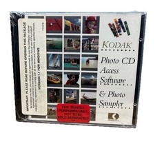 Kodak PhotoEdge Photo CD Software Version 1.1 Vintage 1991 RARE picture