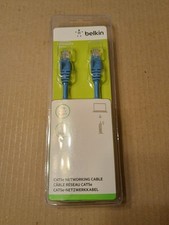Belkin 6.6 Ft CAT5e Networking Cable. Up to 1 Gbps. Blue. picture