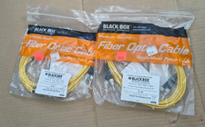 2 Black Box 3M Duplex ST-ST Singlemode FIber Optic Patch Cables EFN310-003M-STST picture