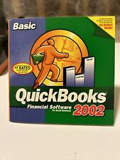 QUICKBOOKS 2002 Basic Small Business Accounting SOFTWARE PROGRAM CD For Windows picture