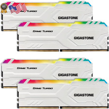 【RGB DDR4 RAM】GIGASTONE Game TURBO 32GB Kit (4x8GB)DDR4 3200MHz PC picture
