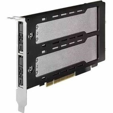 Icy Dock ToughArmor Removable 2-Bay M.2 NVMe SSD to PCIe 4.0 x8 Rack Enclosure picture