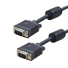 100Ft HD15 Male to Male Shielded Heavy Duty VGA SVGA Monitor Cable w/ Ferrite picture