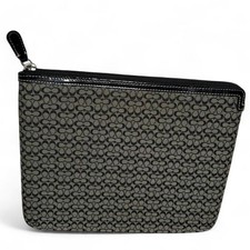 COACH MINI SIGNATURE TABLET CASE COVER Black, White, Grey Padded Leather Canvas picture