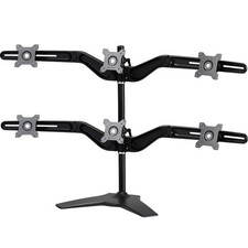 Amer Mounts Based Hex Monitor Mount for four 15