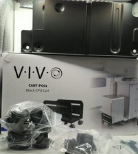 Vivo CART-PC01 Mobile Case Holder ATX Desktop Adjustable Cart Black Tower picture