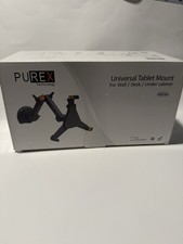 Purex Technology Universal Tablet Mount Wall/Desk/Under Cabinet, Black, 360° picture