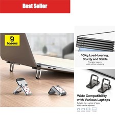 Baseus Foldable Laptop Stand Adjustable Riser Portable Notebook Holder Cooling picture