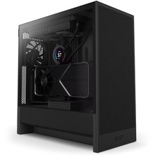 NZXT - H5 Flow 2024 Compact ATX Mid-Tower Airflow PC Case - Black picture