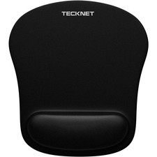 Ergonomic Mouse Pad with Wrist Support Black | Soft Memory Foam, Fast Rebound, picture