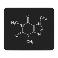 CafePress Caffeine Molecule Mousepad  (14452892) picture