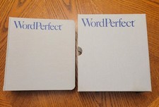 WordPerfect for DOS 5.1 Manual & Update 3-Ring Binder 1990 Box Slip Case IBM  picture