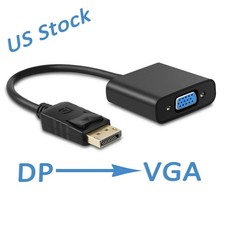 Display port DP Male To VGA Female Adapter Display Port Cable Converter picture
