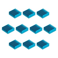 10Pcs 14x14x6mm Heatsink Aluminum Radiator Heat Sink Cooling Sky Blue picture