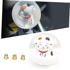 RYANSTAR Universal Acrylic Shift Head Cute Fortune Lucky Cat Ball Shift Round picture