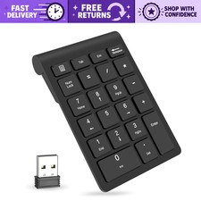 Wireless Numeric Keypad 22 Keys - Portable 2.4GHz Numpad for Laptop & PC picture