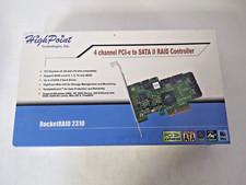 HighPoint RocketRAID Model 2310 4 channel PCI-e to SATA II Raid Controller Card picture