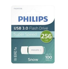 Philips Sno Edition USB 3.0 Flash Drive 256GB High Speed White/Gold to 100MB/s picture