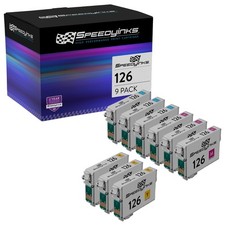 SI Replacement for Epson 126 Ink Cartridges HY Cyan Magenta Yellow 9pk picture