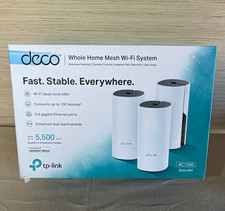 TP-LINK Deco M4 AC1200 Mesh Wi-Fi Router System 3-Pack White Parental Ctrl picture