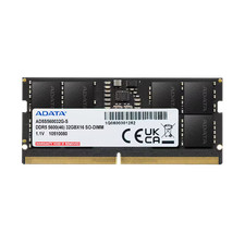 ADATA 32GB DDR5 NOTEBOOK MEMORY 5600MHz SODIMM LIFE WTY picture