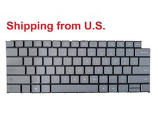 For Dell P146G001 US Keyboard New Original Non-Backlit Gray picture