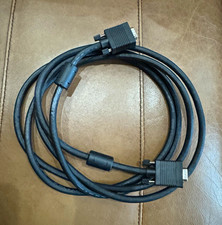 VGA/SVGA HD15 15-Pin D-Sub Male to Male Monitor Cable, Black, 1:1, 10 foot picture