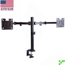 Dual-Monitor VESA Desk Mount Adjustable Arm 17-27