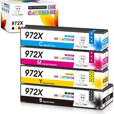 Miss Deer 972X Ink Cartridges Compatible Replacement Ink for HP 972 972A 972X... picture