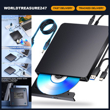 Dainty External Blu-ray Drive, USB 3.0 & Type-C, CD/DVD Burner for PC/Mac picture