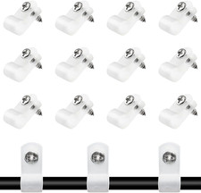 1/2 Inch R-Type Clip Clamp, 50 Pcs | Nylon P-Type Mounting Clips, Cable Clip Wir picture