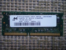 Micron Technology MT4LSDT464HG-10EG4 PC100-222-620 32MB  SYNCH DRAM 100MHz CL2 picture