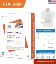 Versatile Printer Paper 24lb - 500 Count, 97 Bright for Inkjet or Laser Printing picture