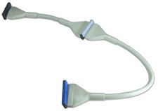 ULTRA ATA 133 Round Dual IDE 3 Connector Beige 24-Inch picture