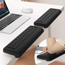 L-Shaped Desk Elbow Pad for Desk, 2-Pack Memory Foam Elbow Rest for Desk Edge... picture