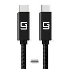 USB-C to USB-C Cable (10Gbps) Nylon Braided, Fast Charging, Dual 4K (10ft/3M) picture