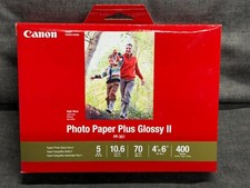 Canon 1432C007 4 x 6 inch Plus Glossy II Photo Paper - 400 Sheets - NIB picture