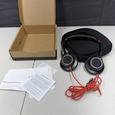 GENUINE PLANTRONICS BLACKWIRE 7225 BW7225 USB-A PLT HEADSET ANC NOISE CANCELLING picture