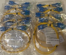 3M Fiber Optic Duplex Patch Cable - LC/UPC - SC/UPC SCSC-01201 Lot Of 11 NEW picture