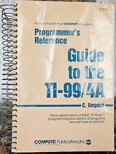 Vintage 1983 Programmer's Reference Guide To The TI-99/4A Texas Instrument Book picture