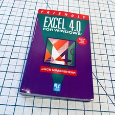 Friendly Excel 4.0 for Windows User Manual 1993 Vintage Computing Nimersheim picture